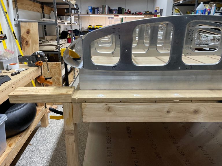 header image for Preparation for top wing skin installation