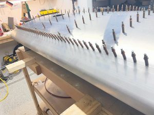 header image for Top Wing Skin Installation