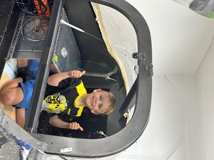 header image for Wed 7-19-23 KAI 25A Fwd Turtle Deck Skins & Aft Window Install