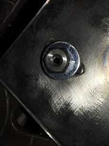 4.8mm using dish to verify levelness of grind