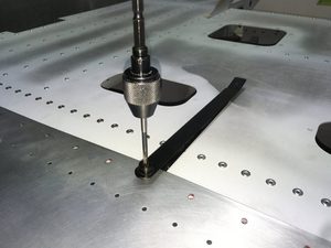 Final step on hole formation - the 4.1mm chuck reamer