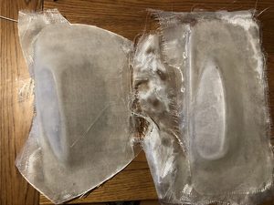 Being silicone, no release agent was required