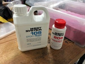 Resin and hardener