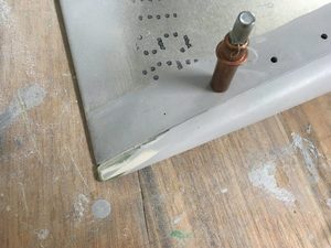 Rudder, with addtional filler