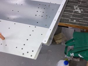 The C-A-2 skin is 6.5mm wider each side at the front of the flange