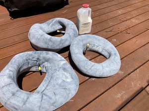 Dusted inner tubes