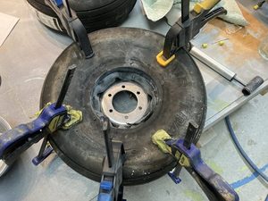 But not so easy with the 6" hubs. Using clamps to maintain visibility of the O rings and ensuring it is not pinched is not the way to do it.