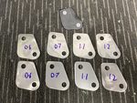 Manufacture landing gear shims