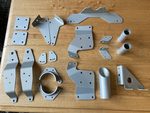 Alodining and anodizing firewall forward parts