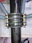 Modified nose gear washer packing