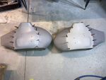 Drilling main wheel spats