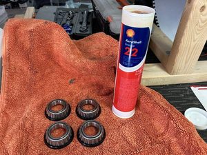 header image for Grease main wheel bearings