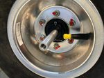 Cotter pin main wheels