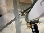Bend main gear spat mounting bracket