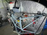 Bolt on engine frame