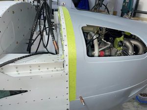 header image for Attach remanufactured wider firewall cowling strips