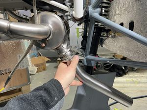 header image for Test reverse orientation of exhaust pipe