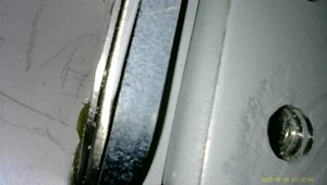 header image for Close up of landing gear packing after bolts fully torqued