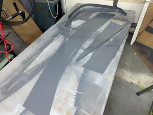 header image for Topcoat inside arch skin and centre fuselage inner top skins