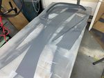 Topcoat inside arch skin and centre fuselage inner top skins