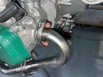 Initial fitting of exhaust sleeves
