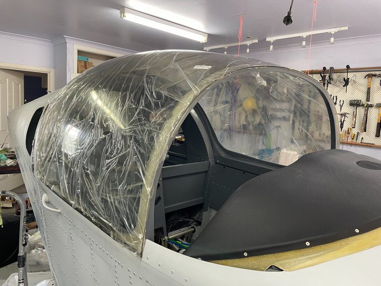 header image for Test fit canopy perspex