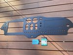 Powder coating of panel