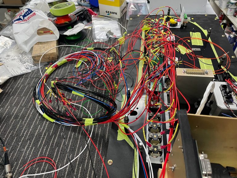 header image for Panel power wiring in progress