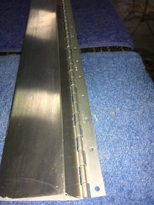 Other end - very happy with result. Hinge rotates freely