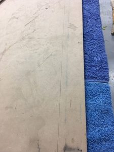 A guard was made out of 3mm MDF to separate the jaws of the skin