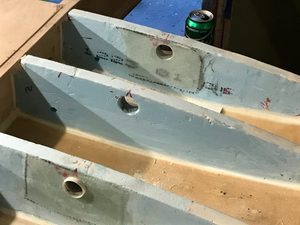 Undressed Flap actuation area.