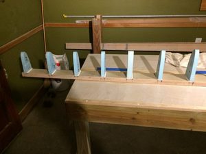 Ribs 11 through 17 after bonding.