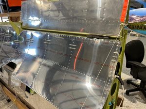 Wing Riveting Lower Outer Wing Skin Riveting and Upper Conduit Installation - We ...