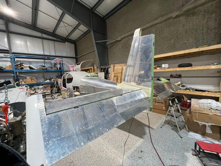 header image for Vertical Stabilizer and Elevator Installation with Pushrod Start