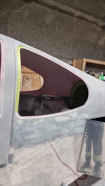 header image for Door Frame Sanding and Bottom Cowling Riveting Prep