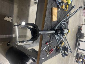 Putting the Wheel Fork together.